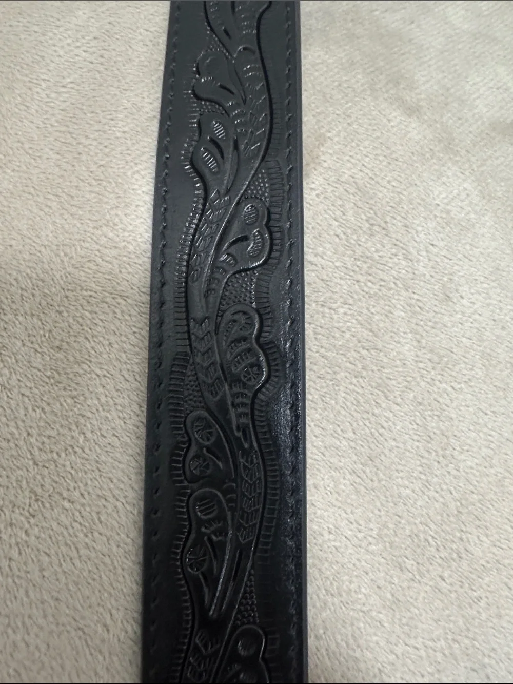 Kids Western Belt with Gold & Silver Rodeo Buckle